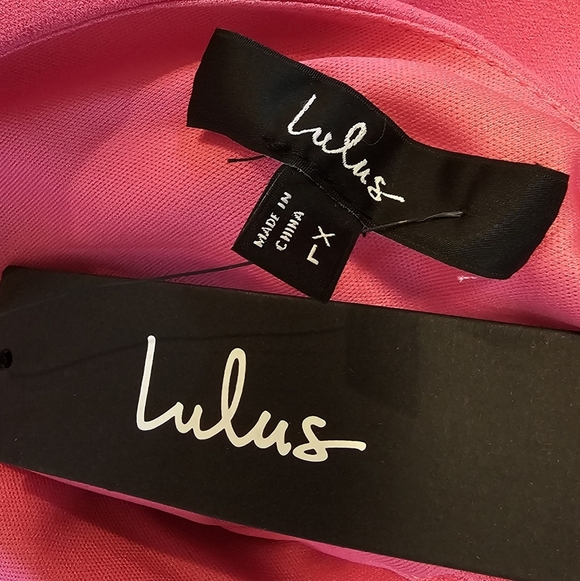 Lulus So Flirty Hot Pink One-Shoulder Cutout Asymmetrical Dress Womens - Picture 12 of 12